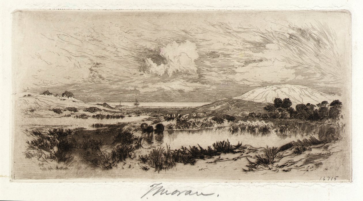 Montauk autorstwa Thomas Moran