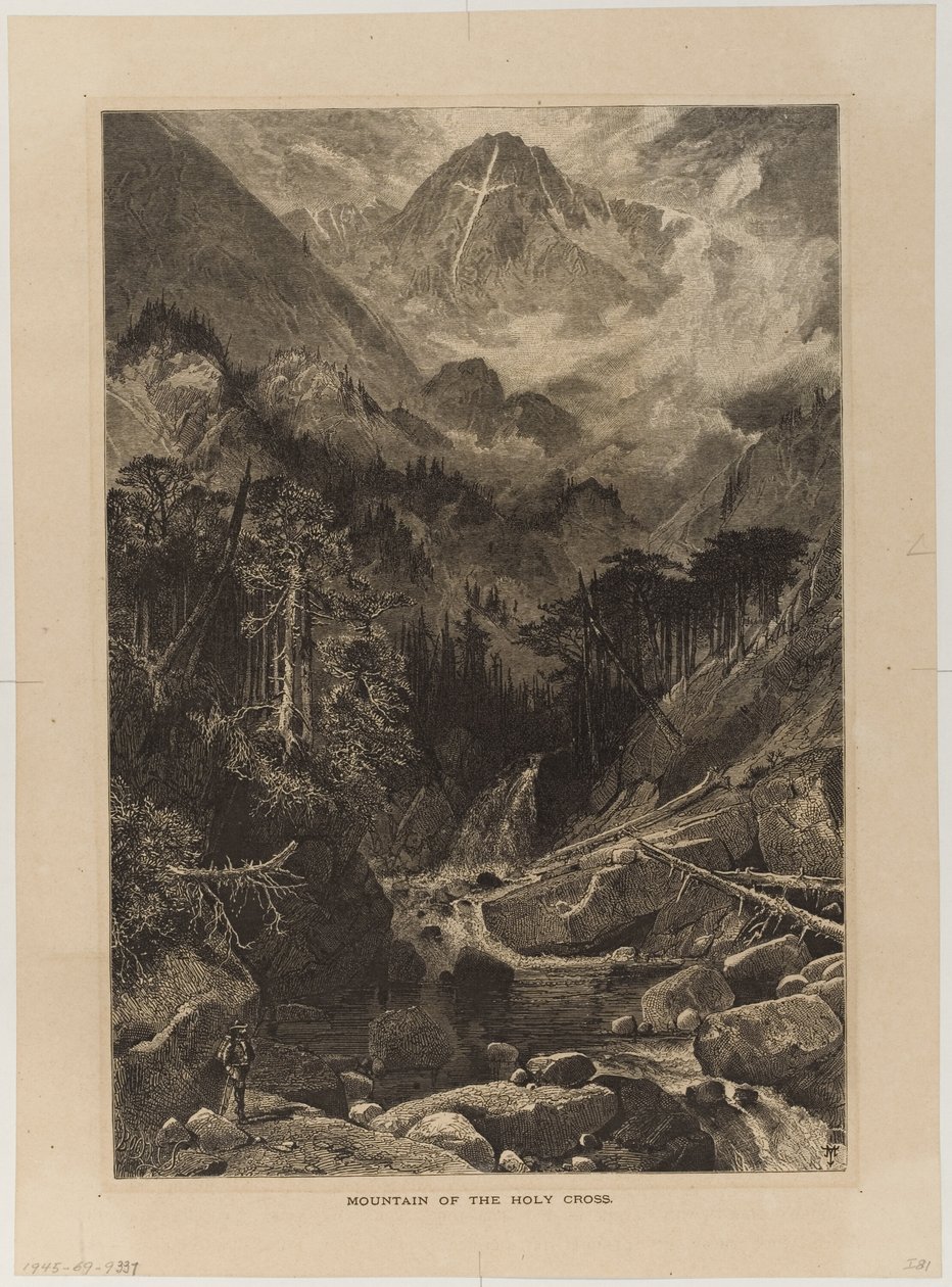 Góra Świętego Krzyża, Kolorado autorstwa Thomas Moran