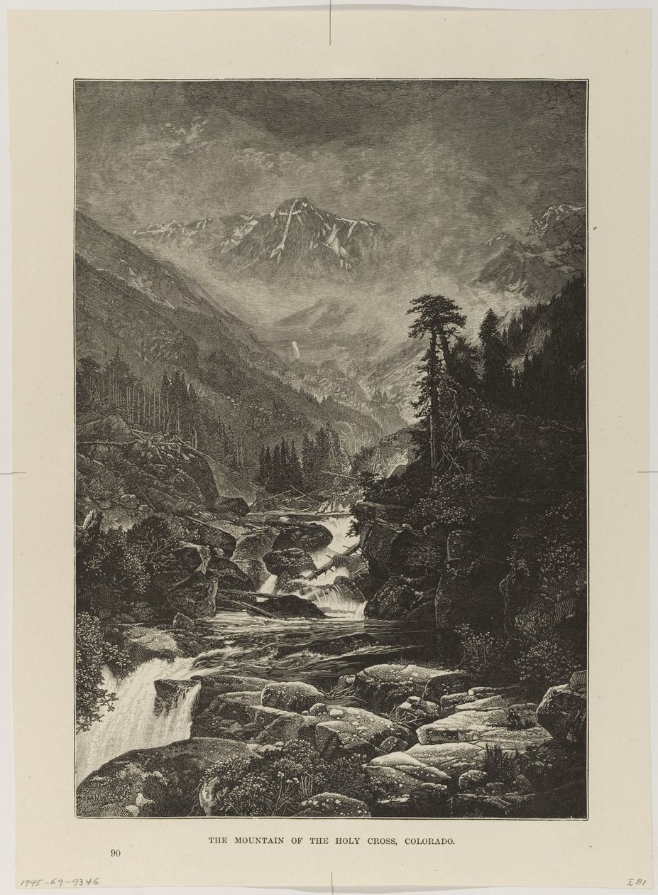 Góra Świętego Krzyża, Kolorado autorstwa Thomas Moran