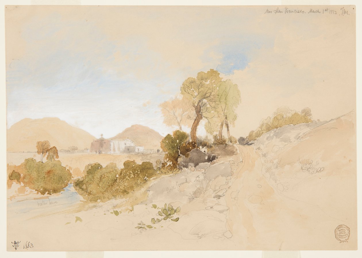 W pobliżu San Francisco w Meksyku autorstwa Thomas Moran