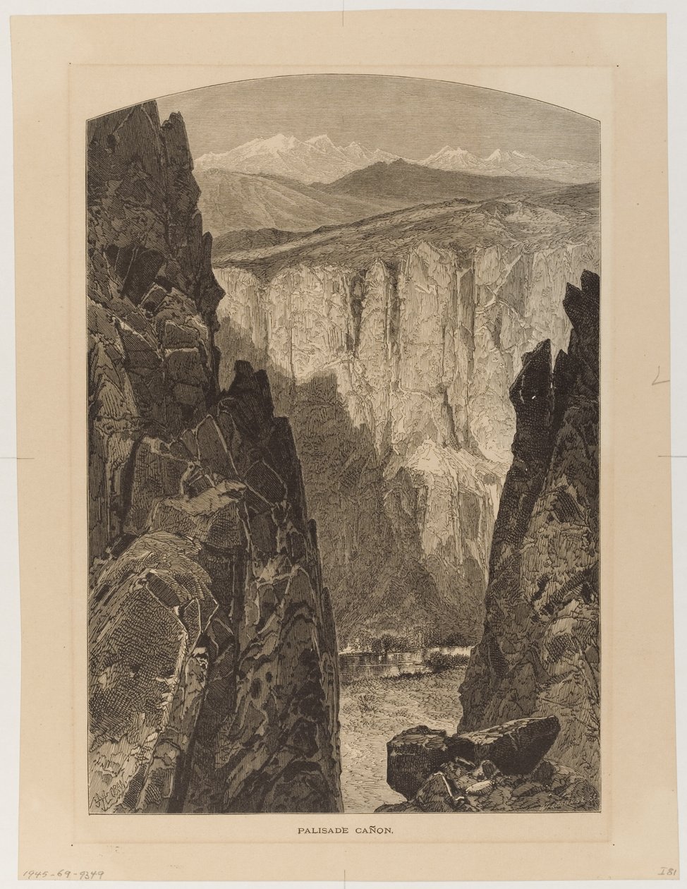 Kanion Palisade autorstwa Thomas Moran