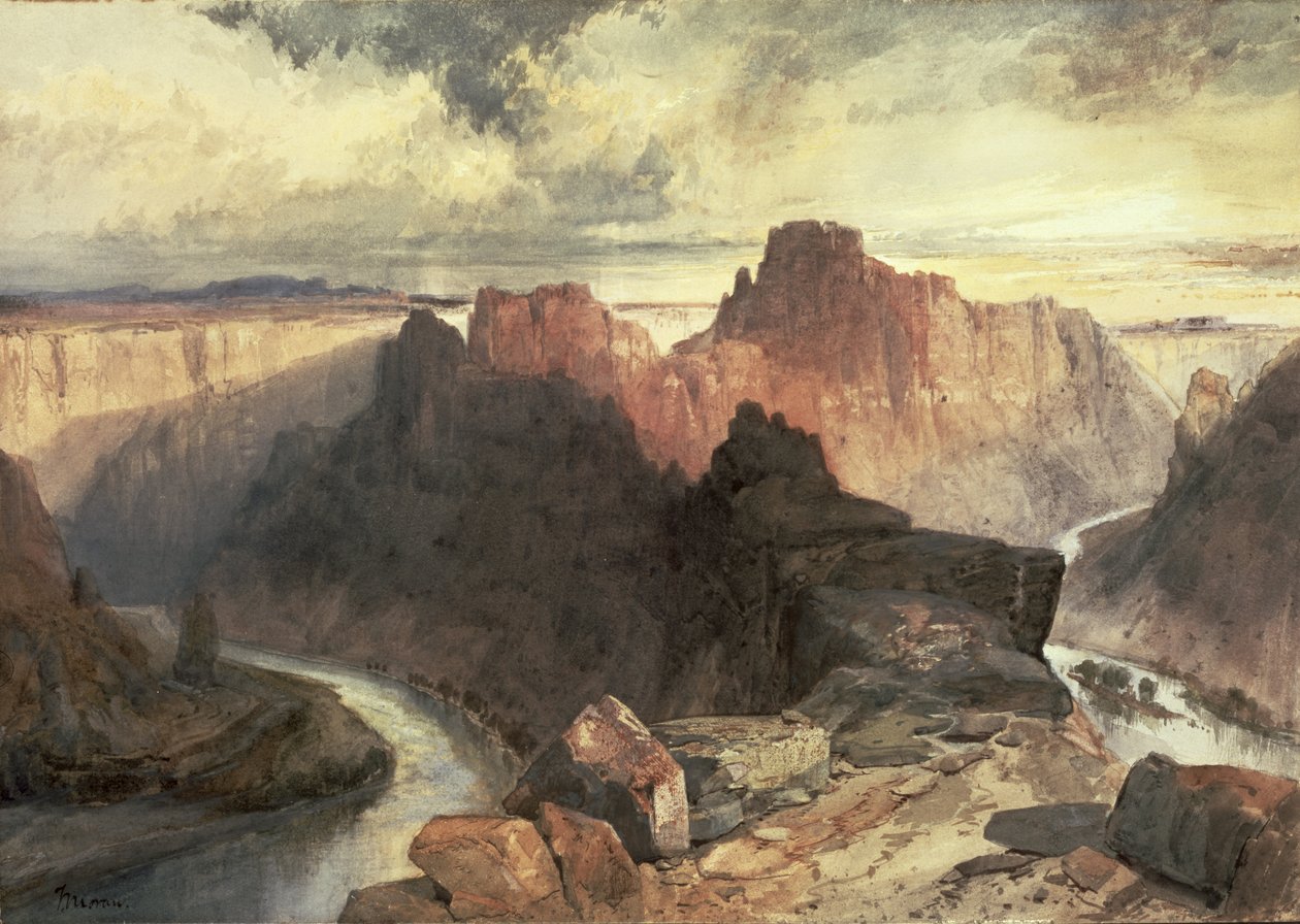 Lato, Amfiteatr, Rzeka Kolorado, Terytorium Utah autorstwa Thomas Moran