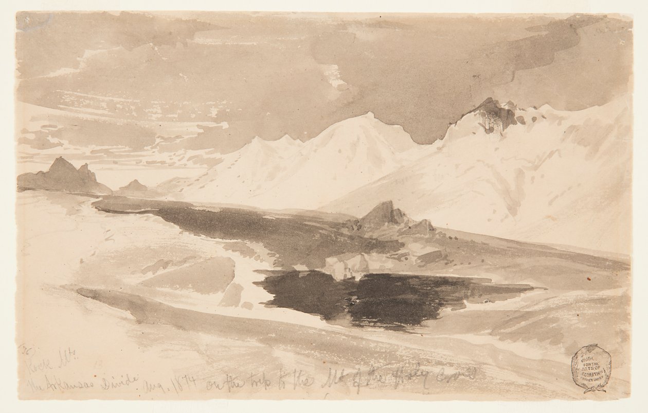 Podział Arkansas autorstwa Thomas Moran