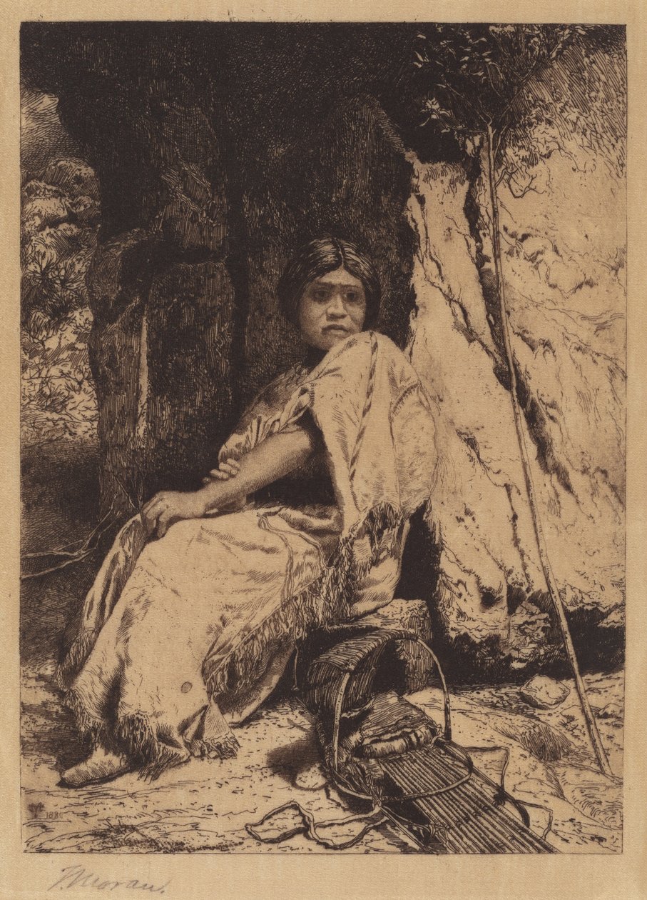 Pusta kołyska autorstwa Thomas Moran