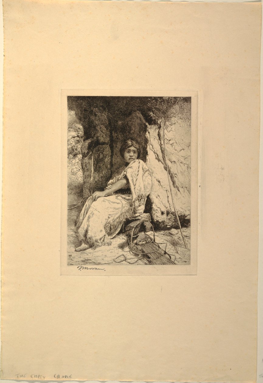 Pusta kołyska autorstwa Thomas Moran