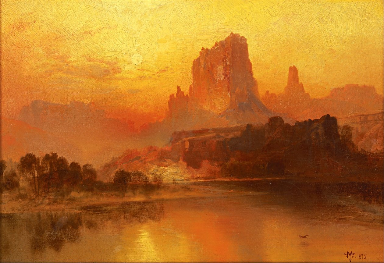 Złota godzina autorstwa Thomas Moran