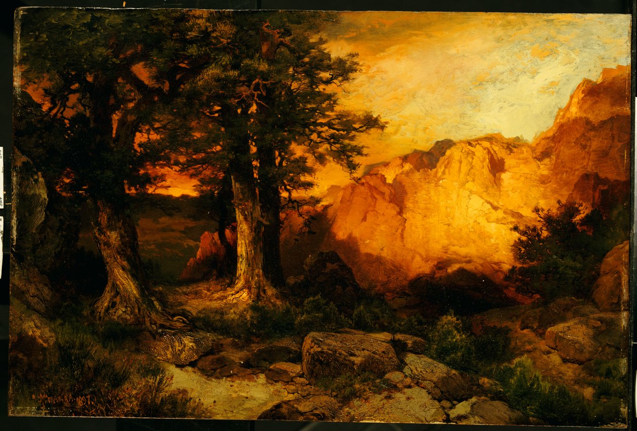Wielki Kanion, 1897 autorstwa Thomas Moran