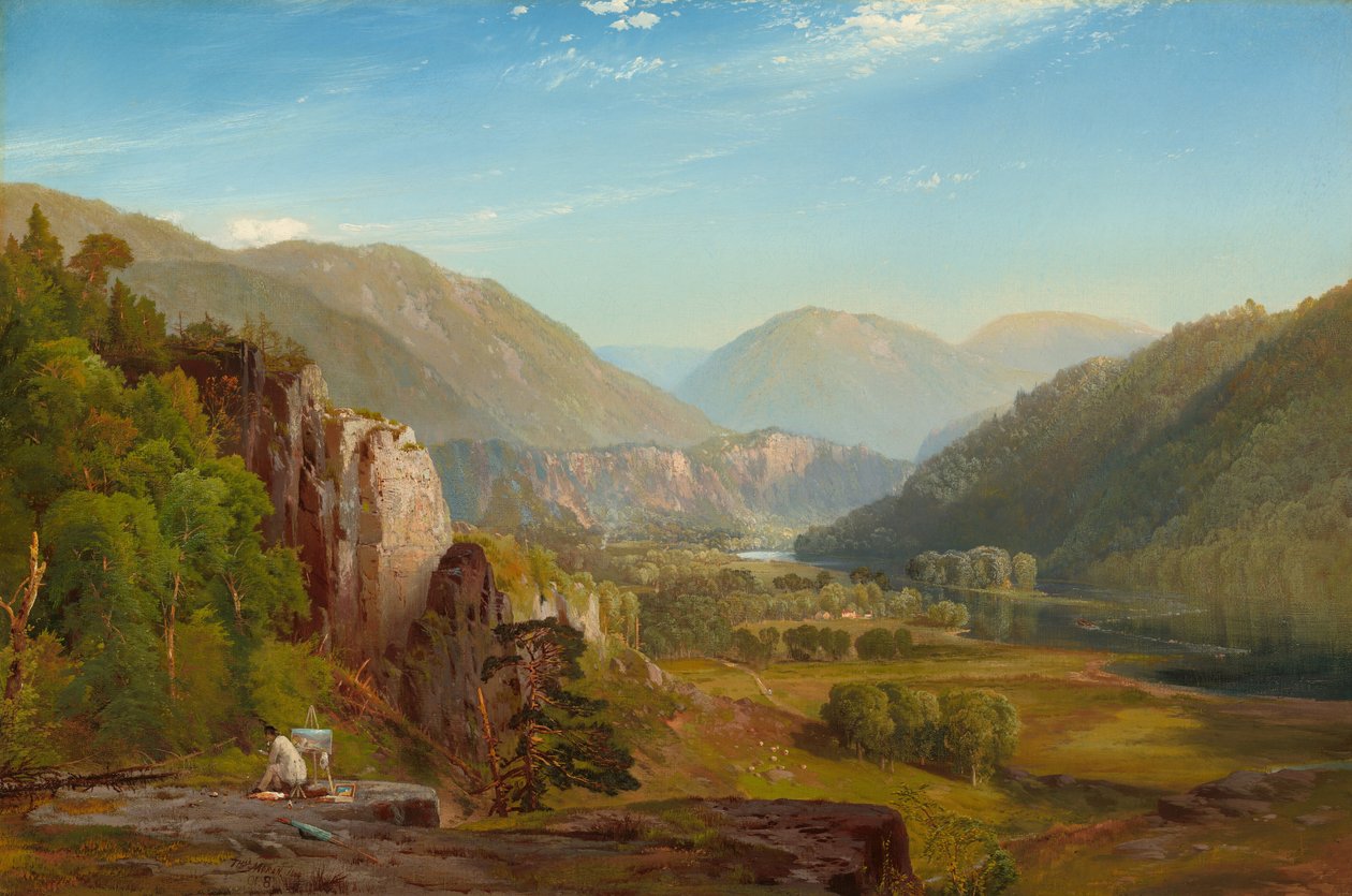 Juniata, Wieczór autorstwa Thomas Moran