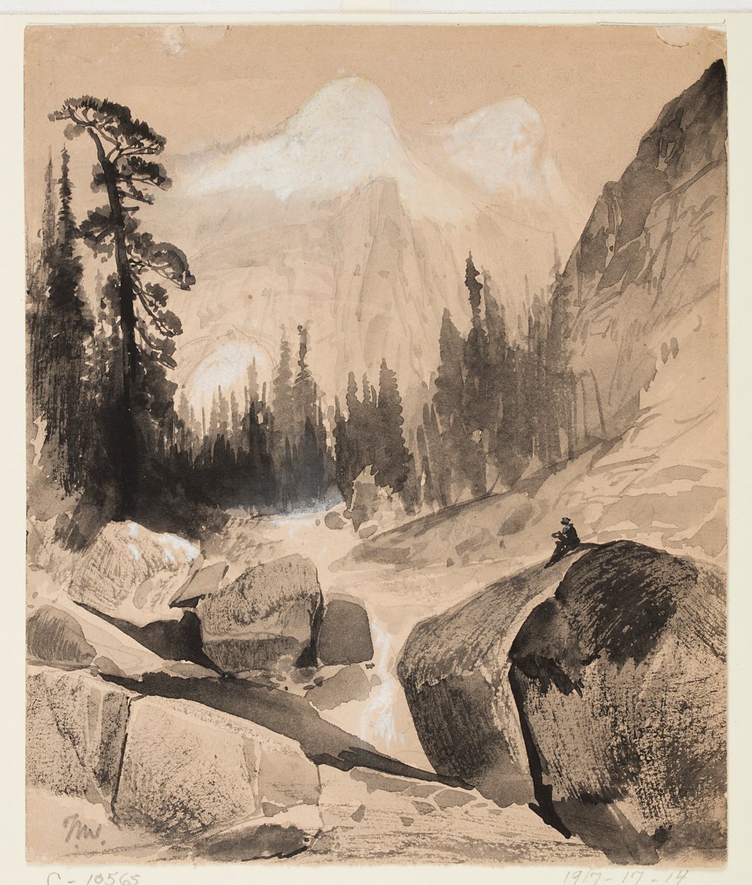 The North Dome, Yosemite, Kalifornia autorstwa Thomas Moran