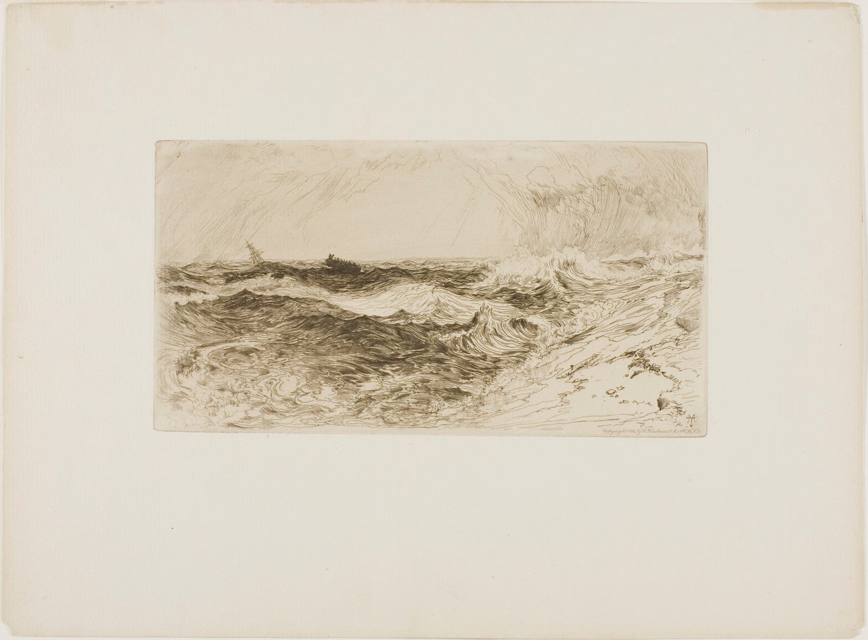 Rozbrzmiewające morze autorstwa Thomas Moran
