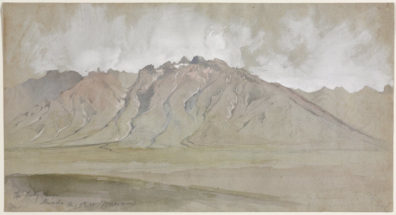 Pasmo Ruby, Nevada autorstwa Thomas Moran