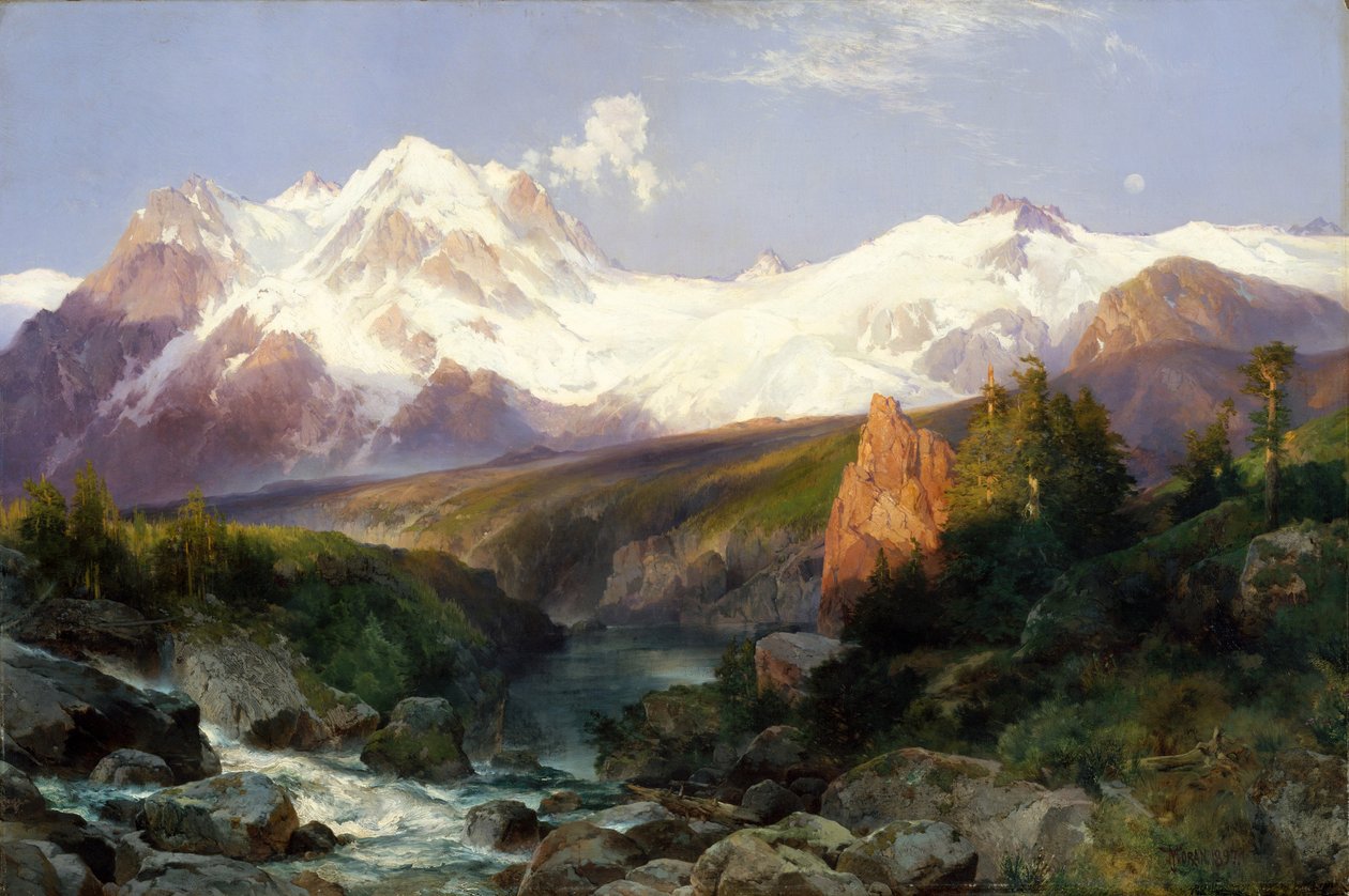 Pasmo Teton, 1897 autorstwa Thomas Moran