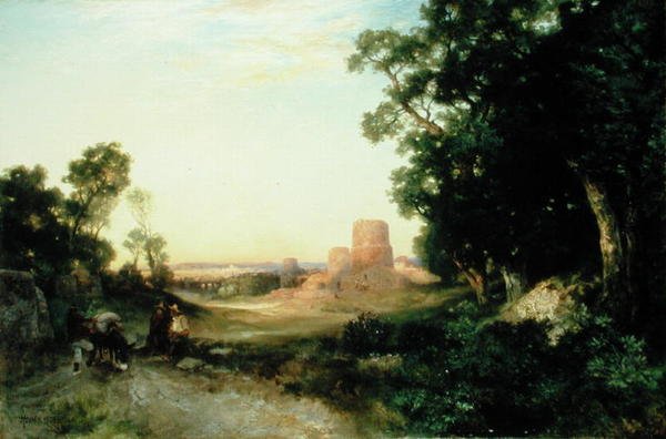 Tula, starożytna stolica Meksyku autorstwa Thomas Moran