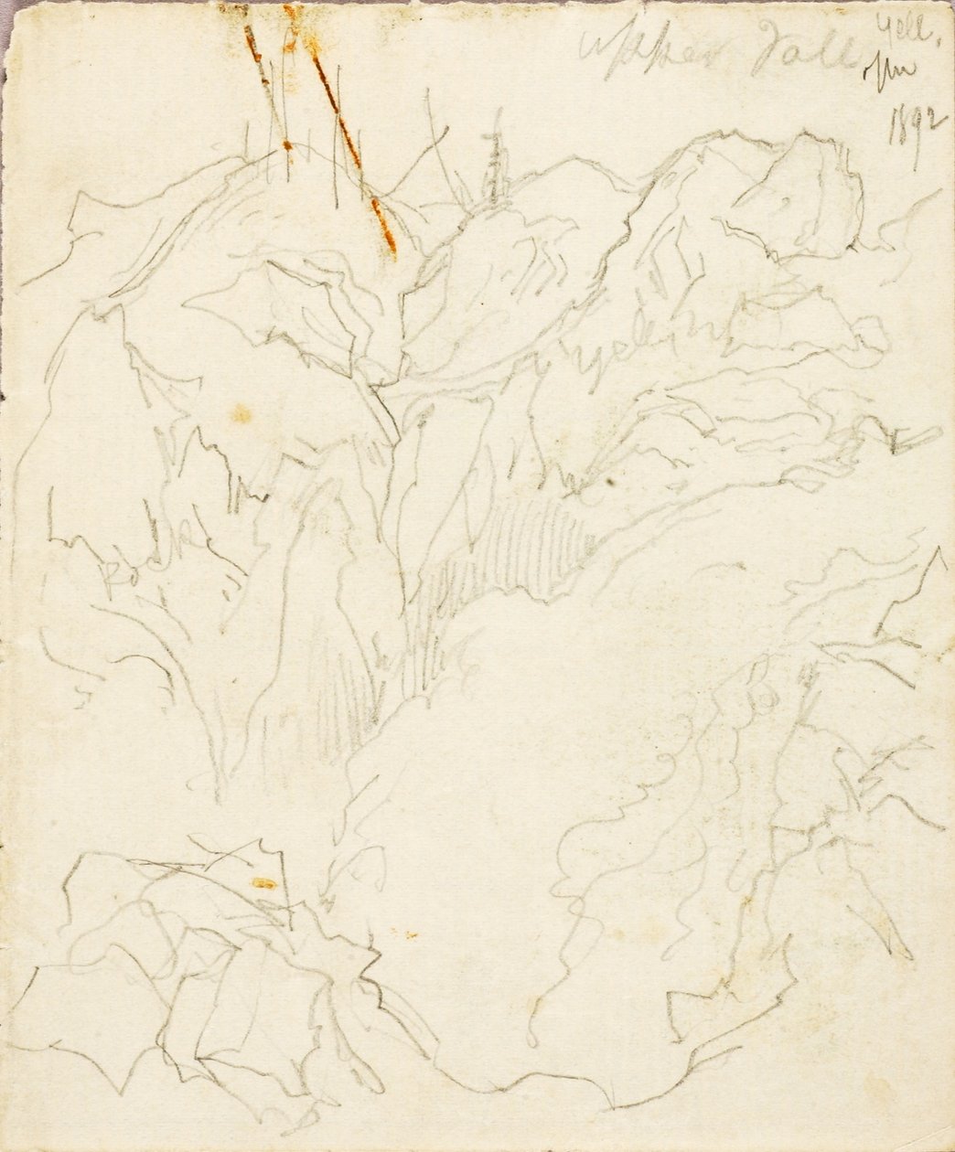 Górny wodospad, Yellowstone autorstwa Thomas Moran