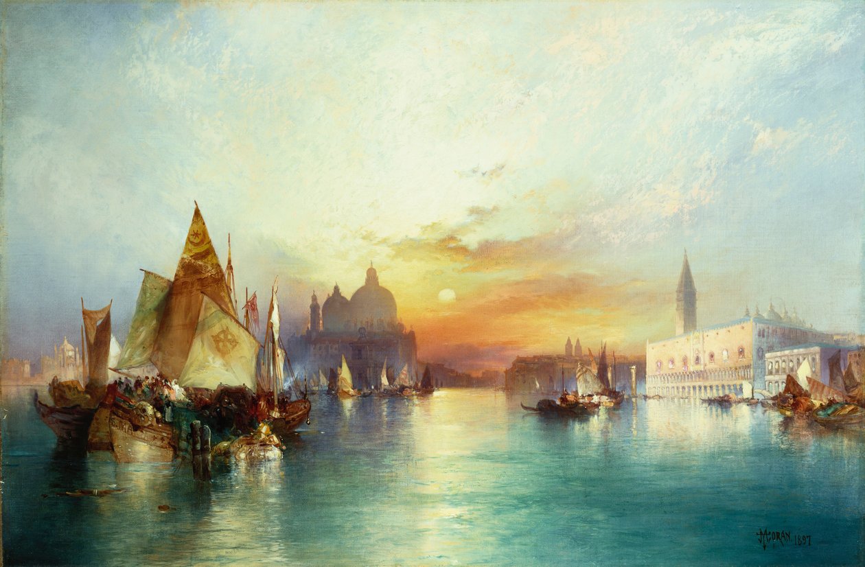 Wenecja, 1897 autorstwa Thomas Moran