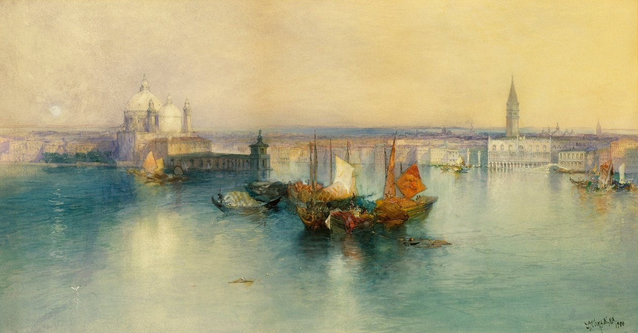 Wenecja z wieży San Giorgio autorstwa Thomas Moran