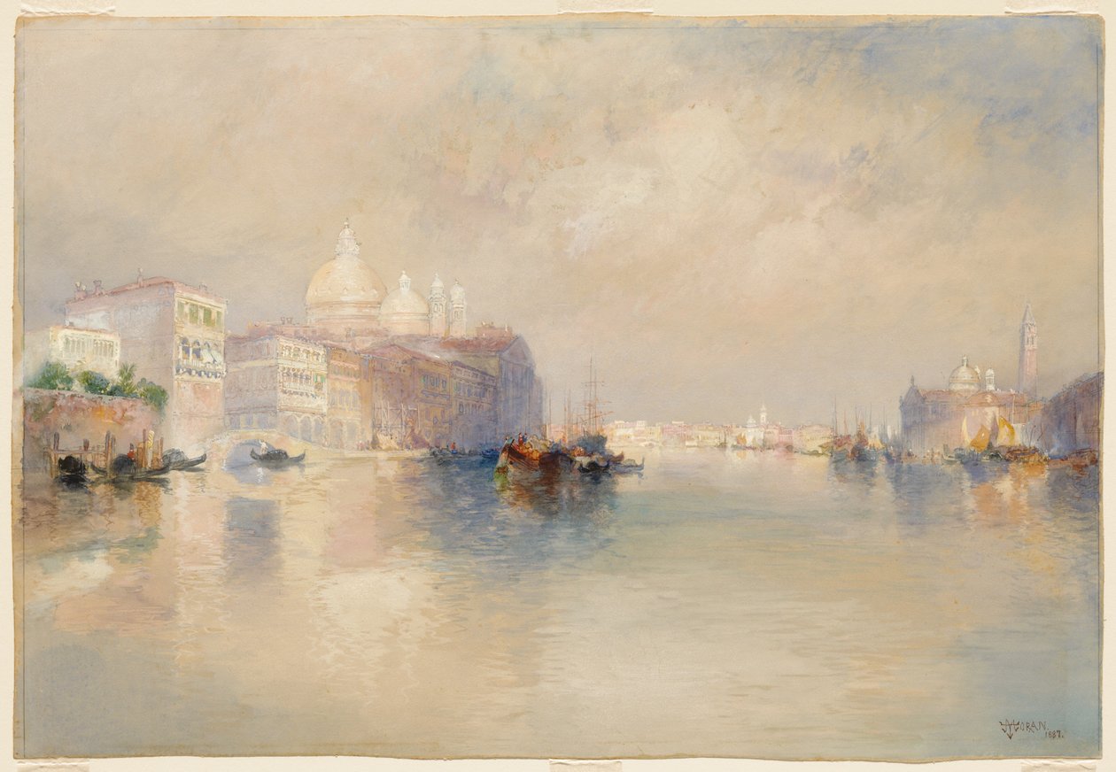 Widok Wenecji autorstwa Thomas Moran