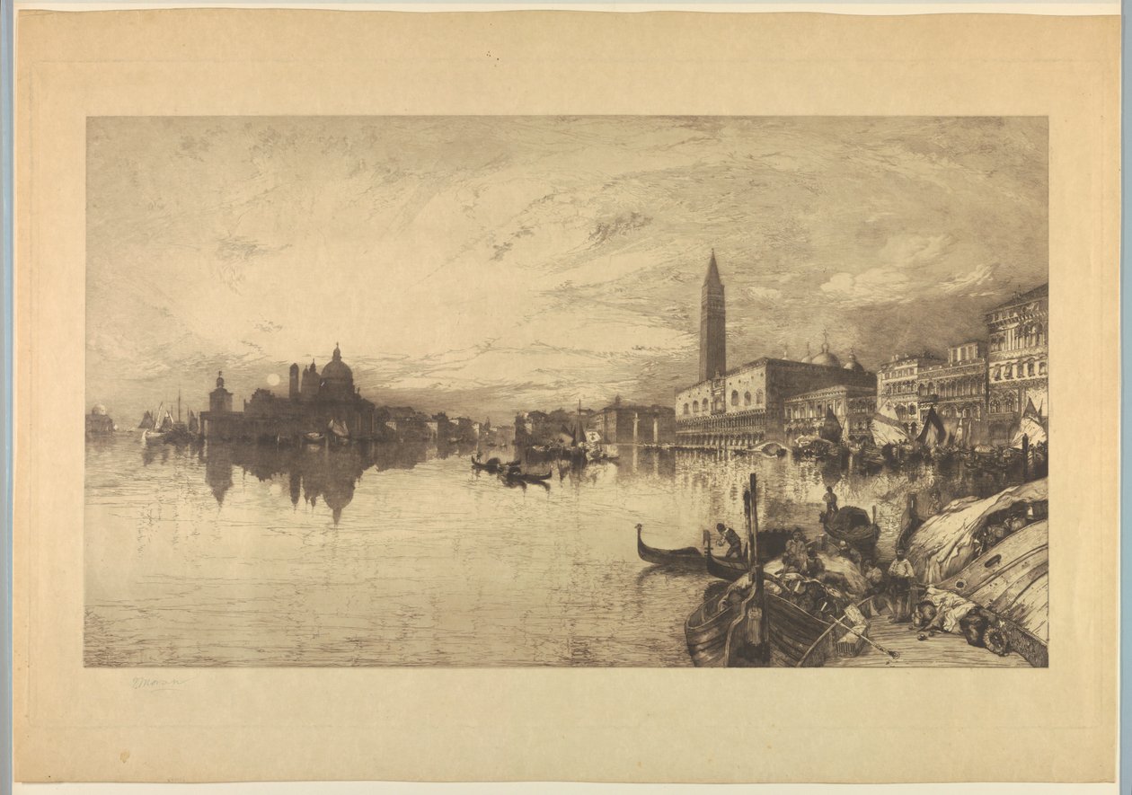 Widok Wenecji z Grand Canal autorstwa Thomas Moran
