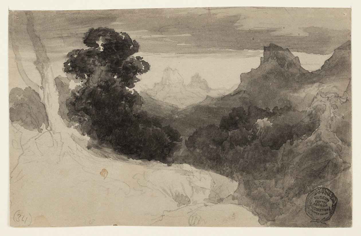 Widok na Tetons, Wyoming autorstwa Thomas Moran