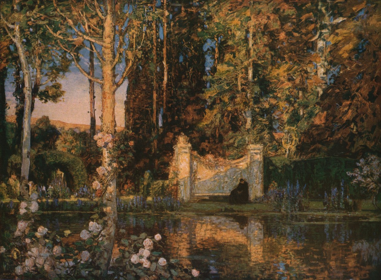 „Ogród wspomnień”, 1916-1917, ok. 1930. autorstwa Thomas Mostyn
