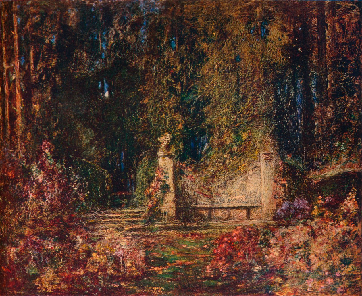 „Ogród Pamięci”, ok. 1912 r. autorstwa Thomas Mostyn