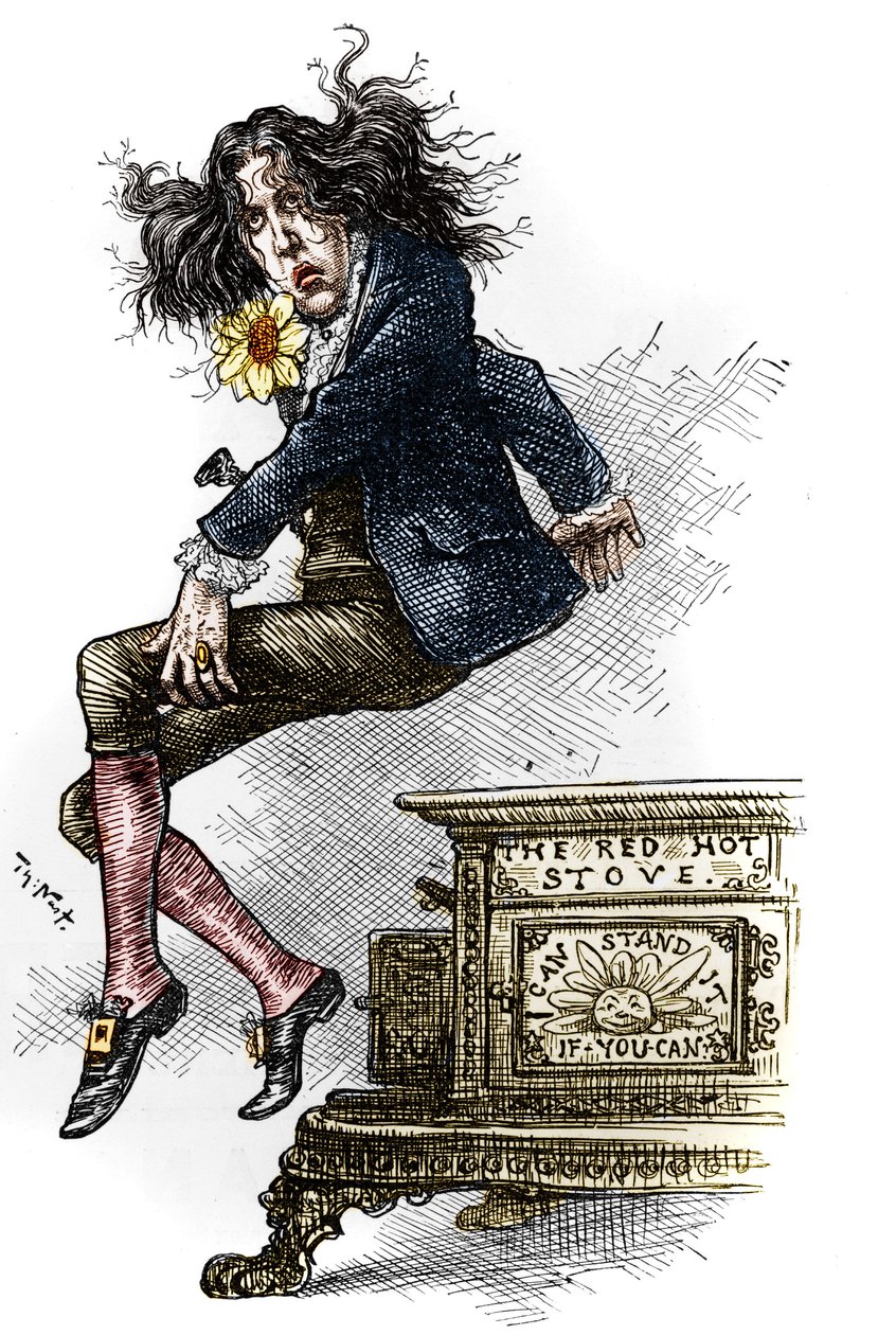 Karykatura Oscara Wilde