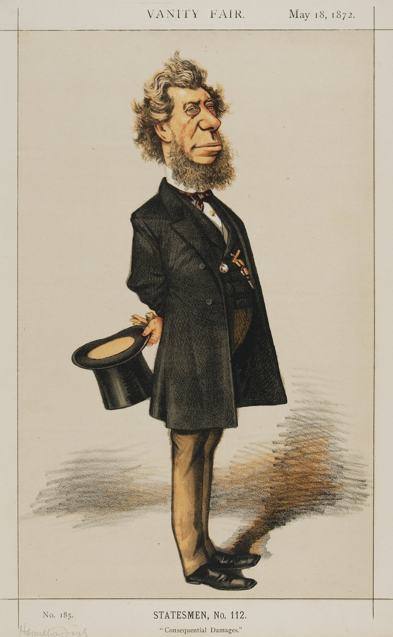 Hamilton Fish, Vanity Fair, 1872-05-18 autorstwa Thomas Nast