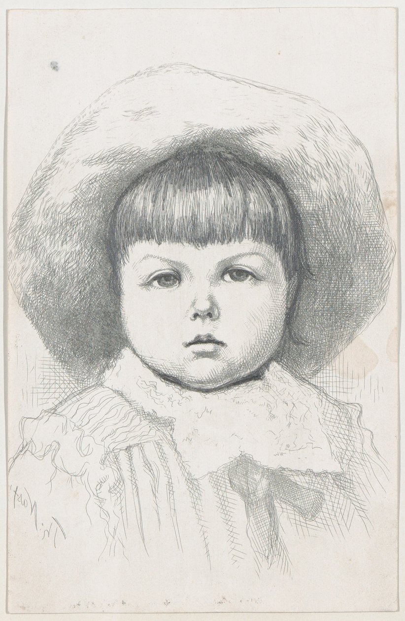 Portret dziecka Cyryla Nasta, po 1879 r., po 1879 r. autorstwa Thomas Nast