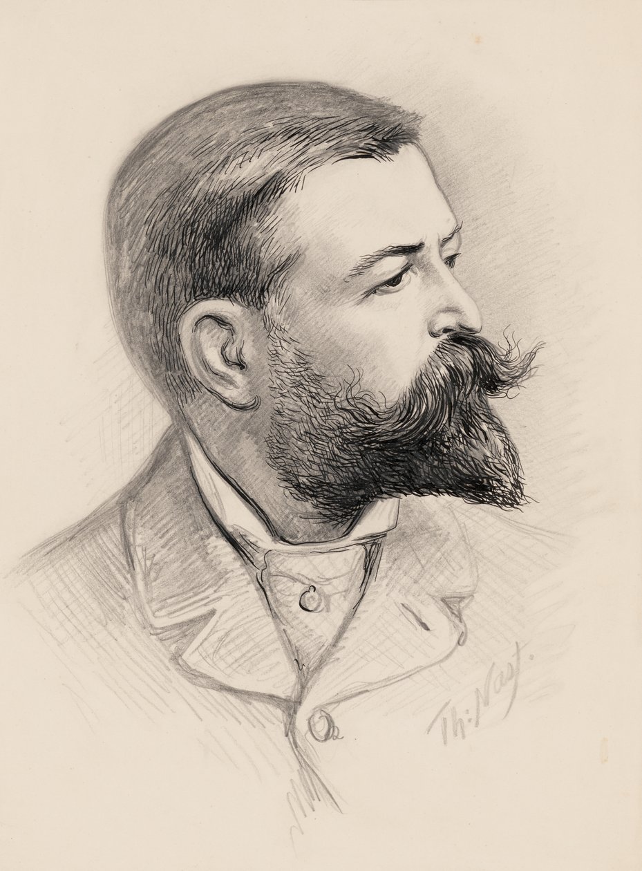 Autoportret Thomasa Nasta autorstwa Thomas Nast
