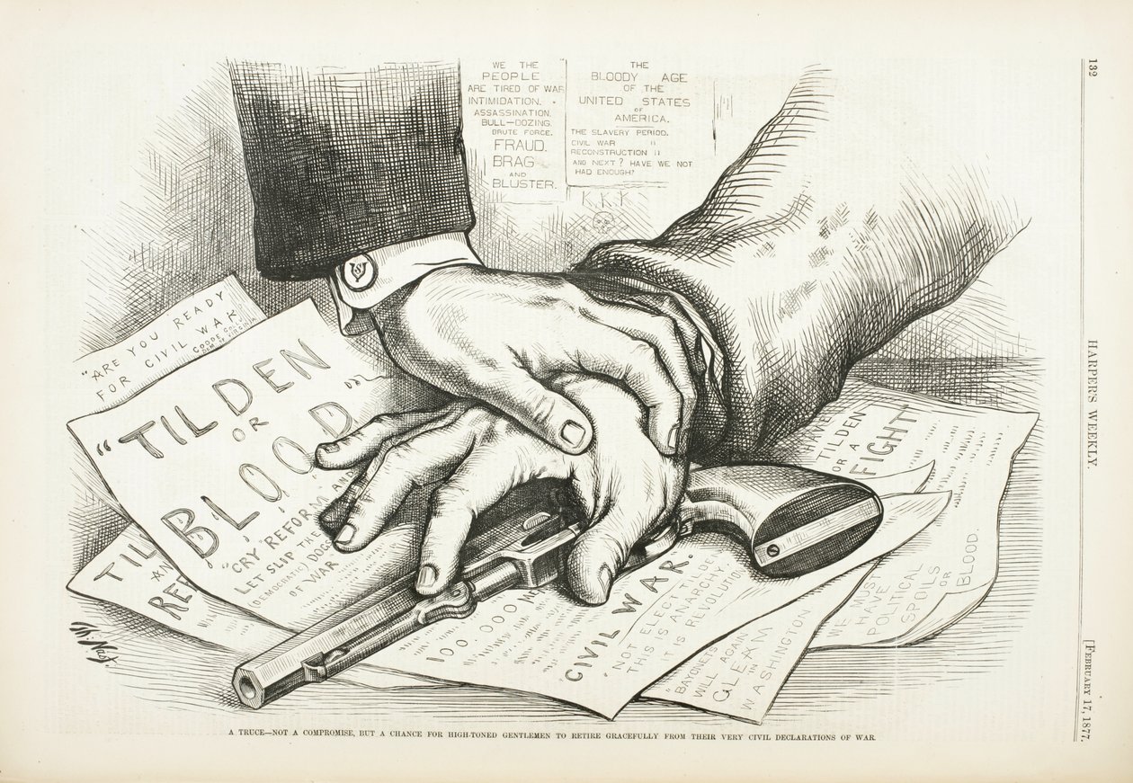 Tilden lub Blood autorstwa Thomas Nast
