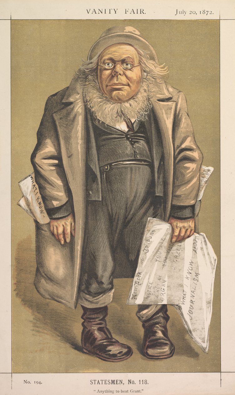 Vanity Fair: Statesman, nr 118 „Wszystko do pokonania Granta” autorstwa Thomas Nast