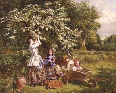 Zbieranie majowych kwiatów autorstwa Thomas P. Hall