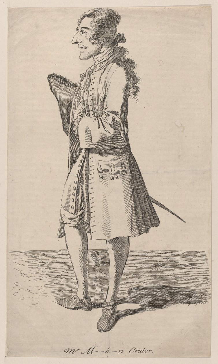 Macklin mówca, 1750-80., 1750-80. autorstwa Thomas Patch