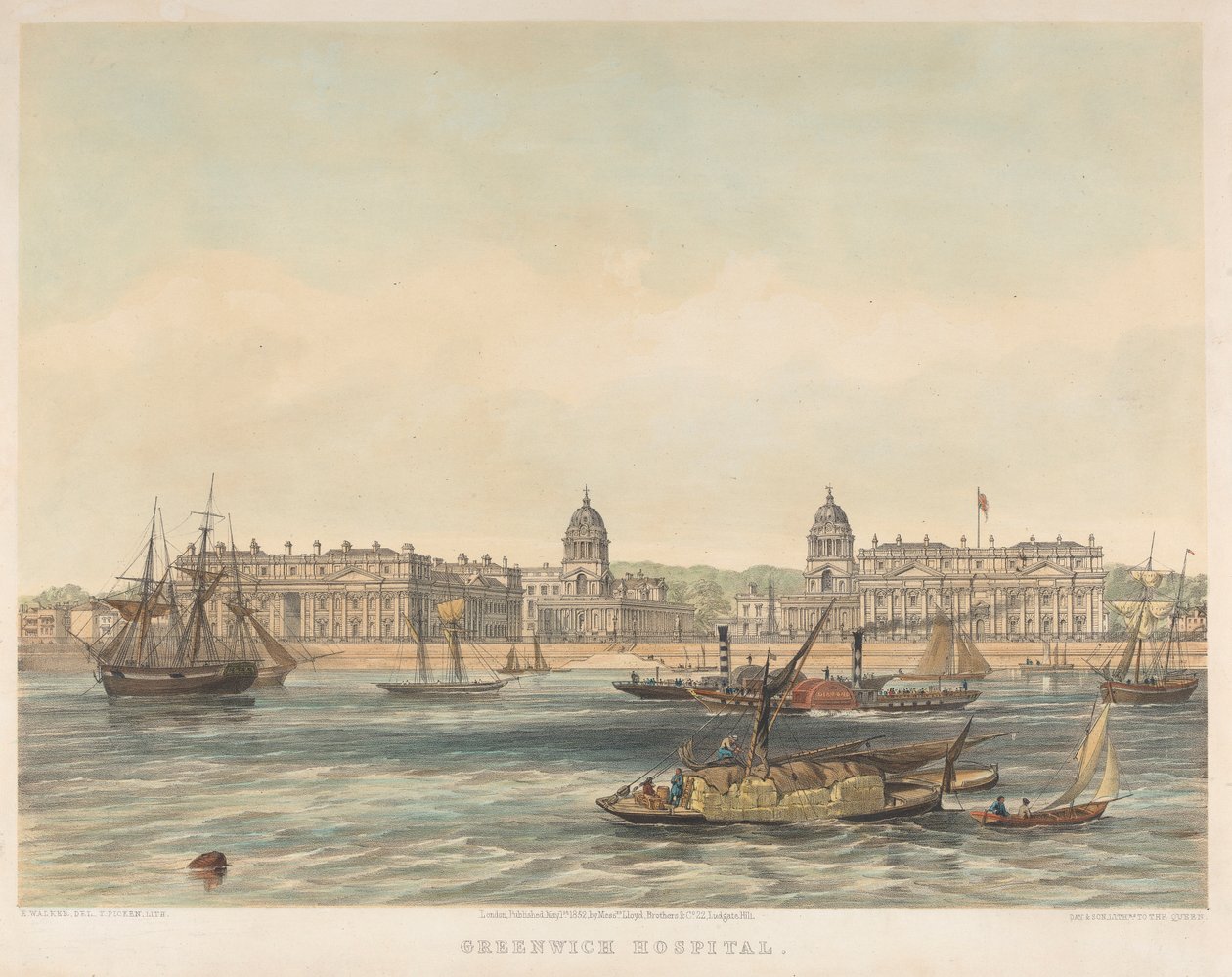Szpital Greenwich autorstwa Thomas Picken