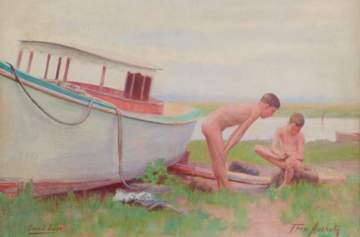Zadzior piaskowy, ca. 1894. autorstwa Thomas Pollock Anshutz