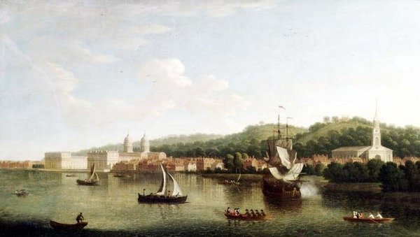 Widok na Greenwich autorstwa Thomas Priest