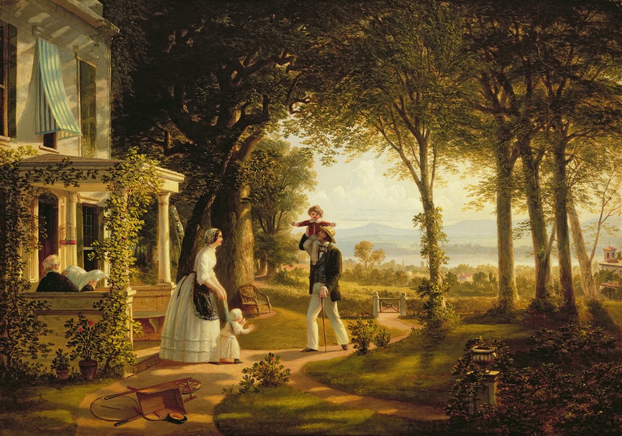 Dom rodziny, 1852 autorstwa Thomas Pritchard Rossiter