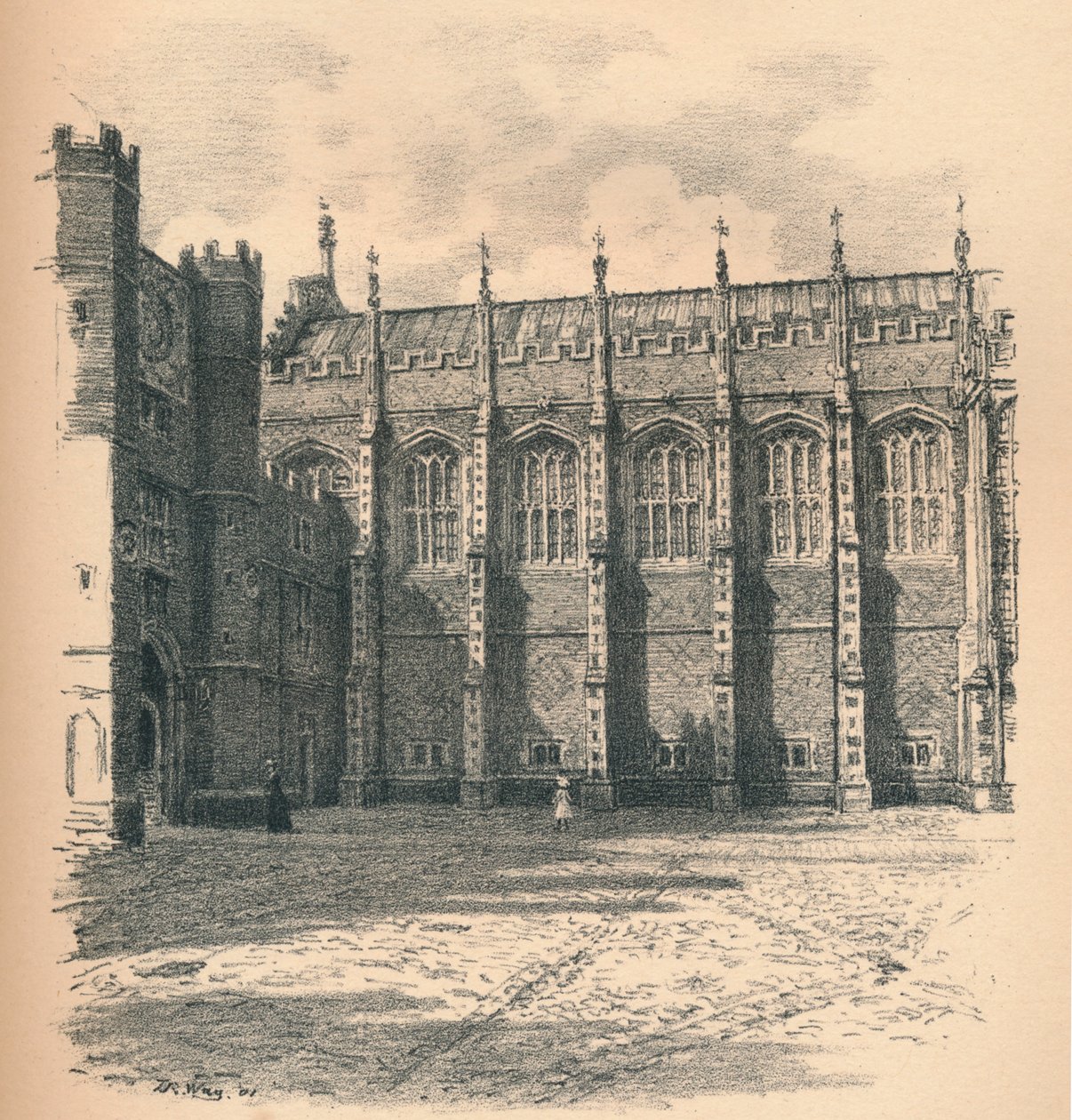 Wielka Sala Pałacu Hampton Court, 1902 autorstwa Thomas Robert Way