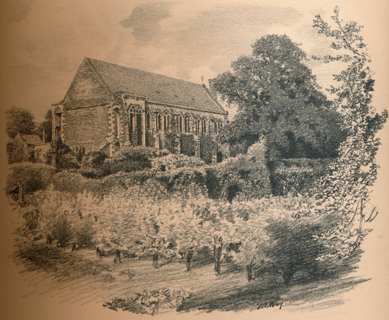 Sala, Pałac Eltham, 1902 autorstwa Thomas Robert Way