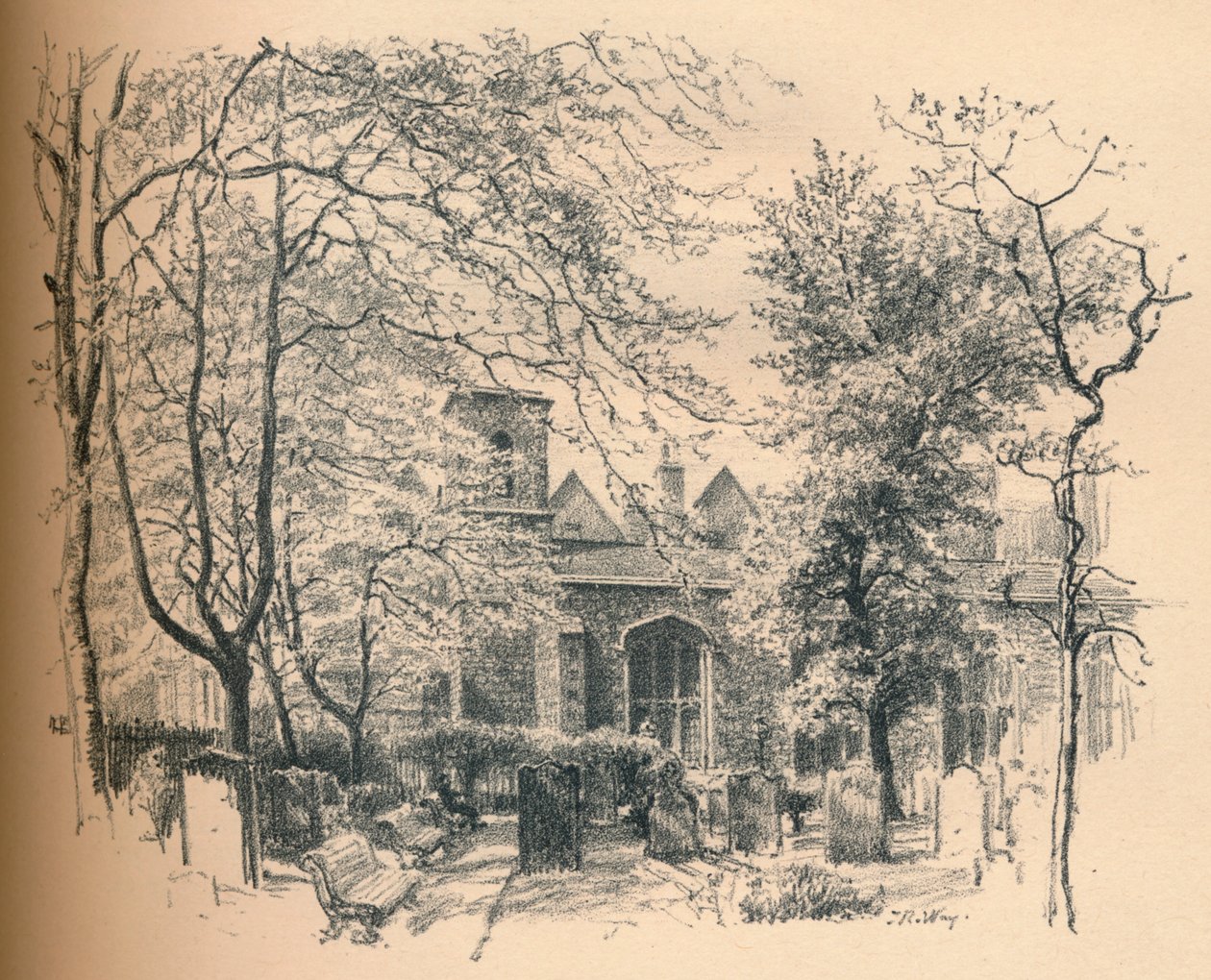 Kaplica Królewska, Pałac Savoy, 1902 autorstwa Thomas Robert Way