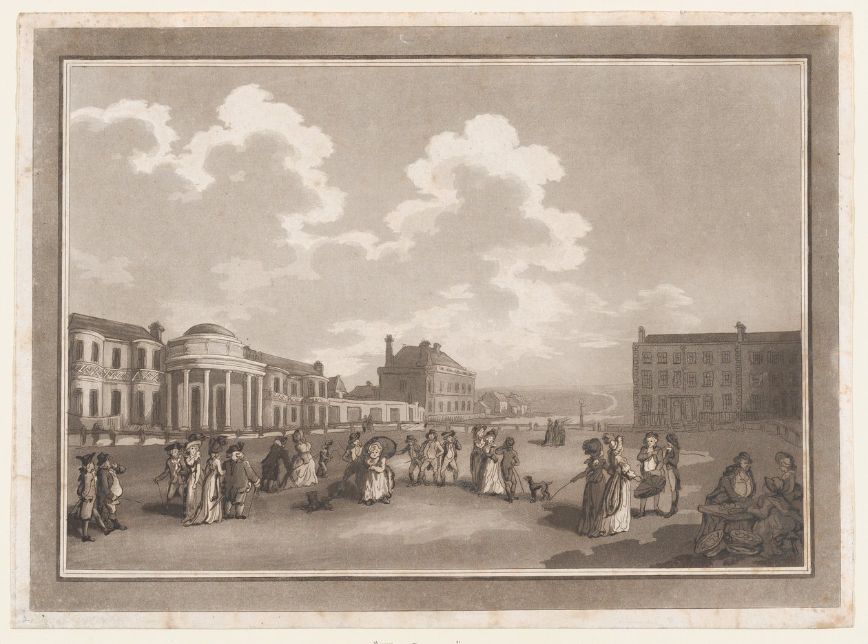Steine Wycieczka do Brighthelmstone, 1 czerwca 1790., 1 czerwca 1790. Twórcy: Thomas Rowlandson, Samuel Alken. autorstwa Thomas Rowlandson, Samuel Alken