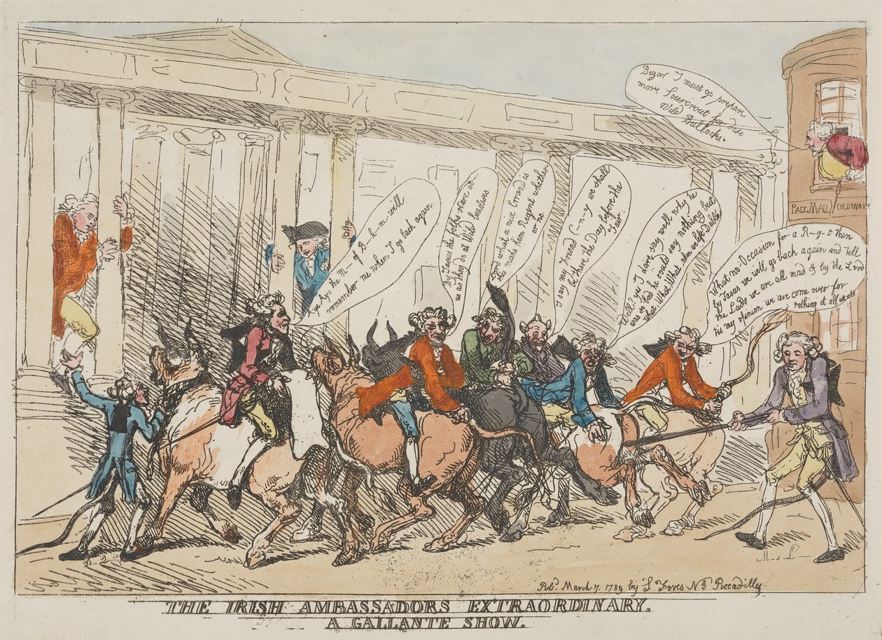 (The) Ten irlandzki ambasador nadzwyczajny i pełen wdzięku (e) – spektakl autorstwa Thomas Rowlandson