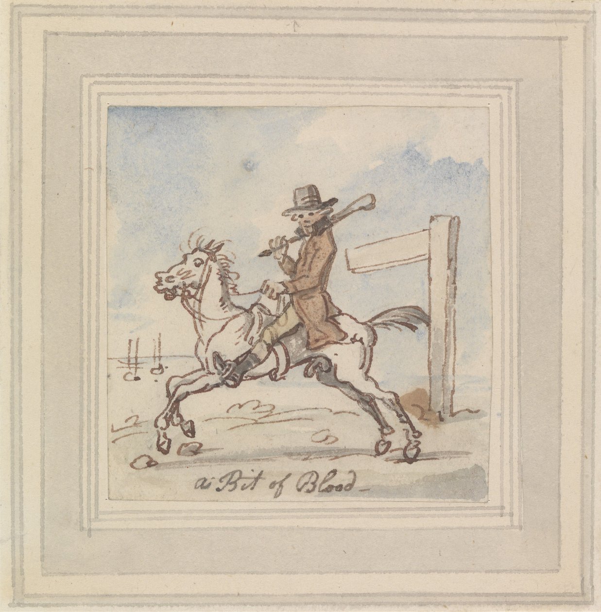 Odrobina krwi autorstwa Thomas Rowlandson