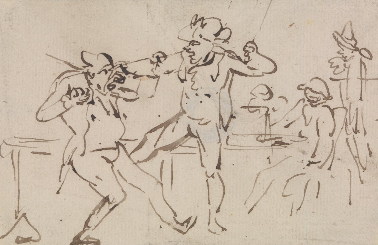 Wykryto czarną nogę wydającą karty (analiza) autorstwa Thomas Rowlandson