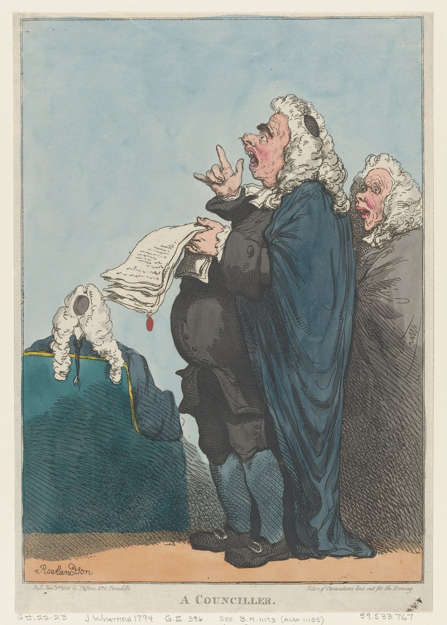 Radny [sic], 1 stycznia 1801 r., 1 stycznia 1801 r. autorstwa Thomas Rowlandson