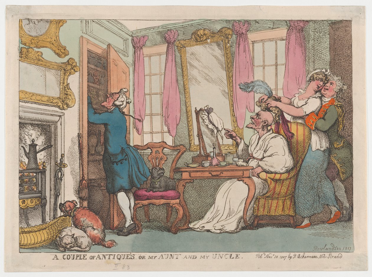 Para antyków albo moja ciocia i mój wujek, 20.11.1807., 20.11.1807. autorstwa Thomas Rowlandson