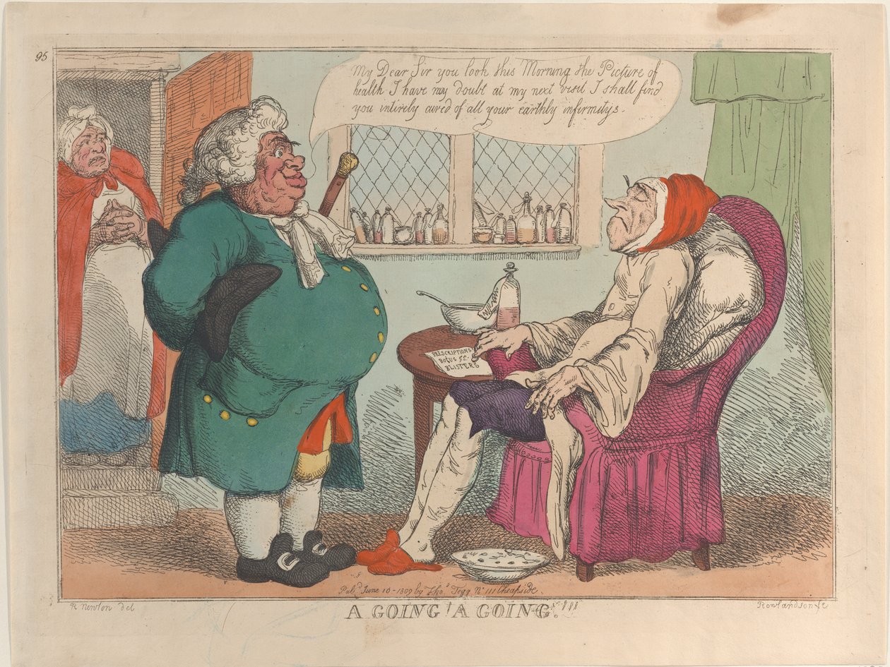 Idziesz! A Going!!!, 10 czerwca 1809., 10 czerwca 1809. autorstwa Thomas Rowlandson