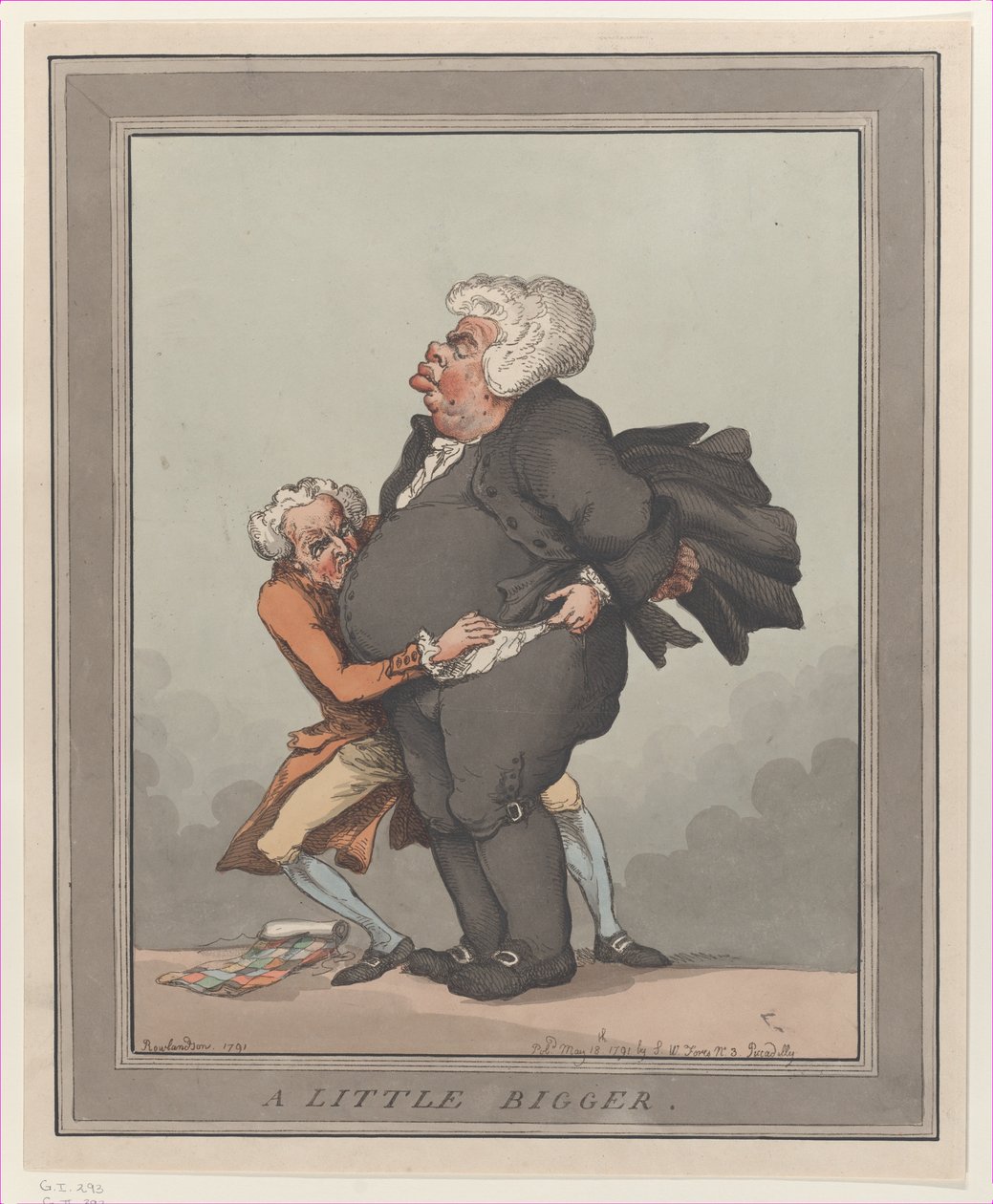 Trochę Większy, 18 maja 1791., 18 maja 1791. autorstwa Thomas Rowlandson