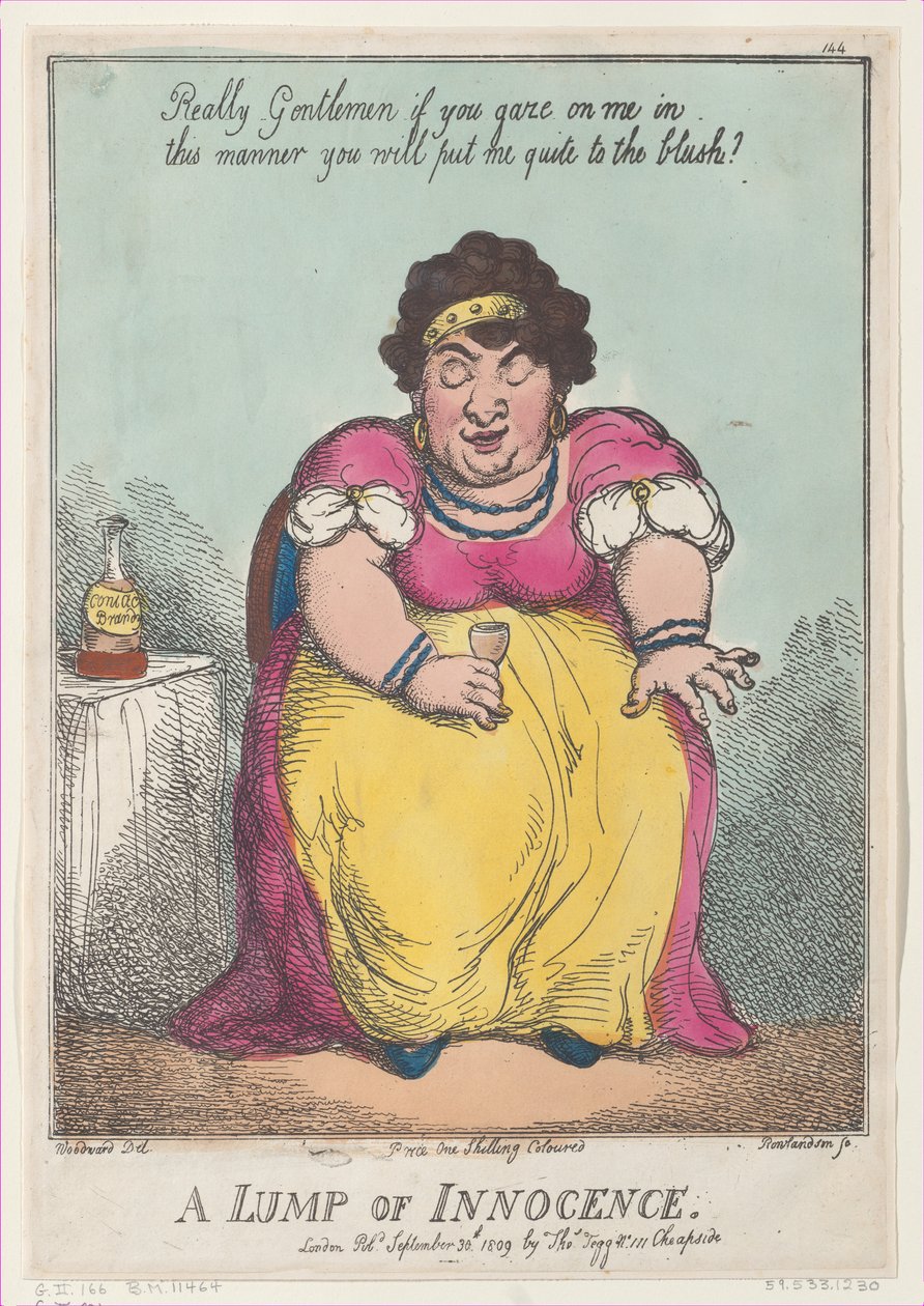 Kawałek niewinności, 30 września 1809 r., 30 września 1809 r. autorstwa Thomas Rowlandson