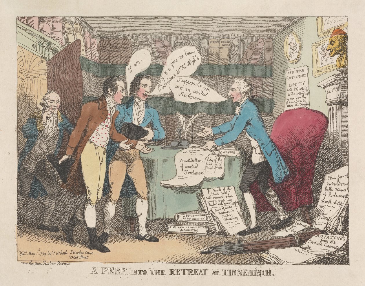 Rzut okiem na ośrodek wypoczynkowy w Tinnehinch autorstwa Thomas Rowlandson